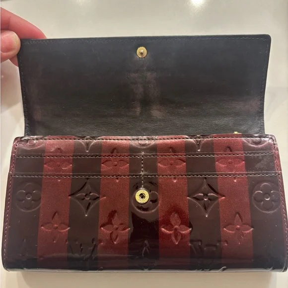 Louis vuitton vernis stripes wallet - Picture 5 of 14
